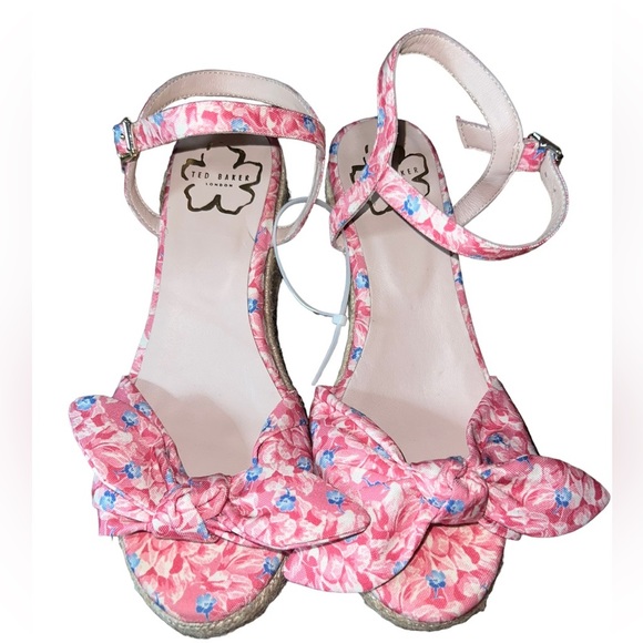 ✅Women's Ted Baker London Bryah New Romance Wedge Sandal - Picture 8 of 13